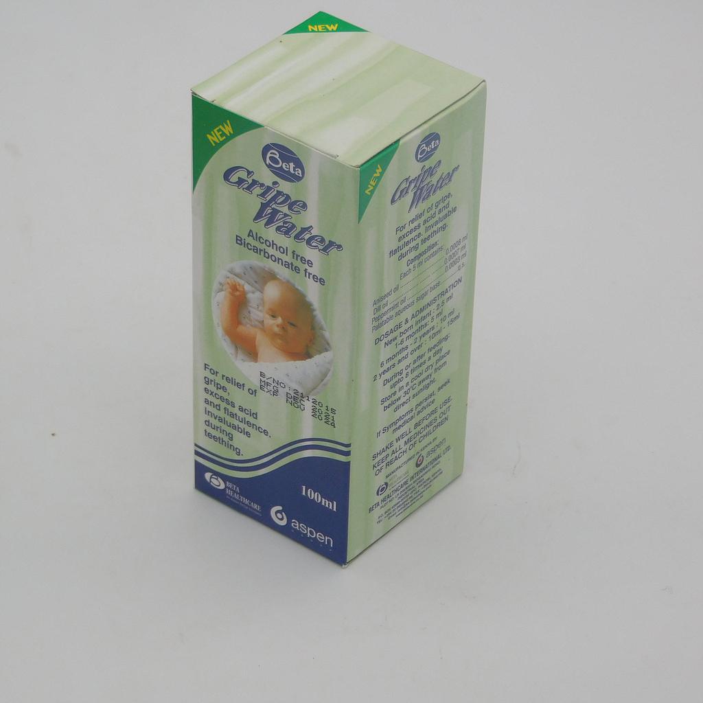 Beta gripe water clearance