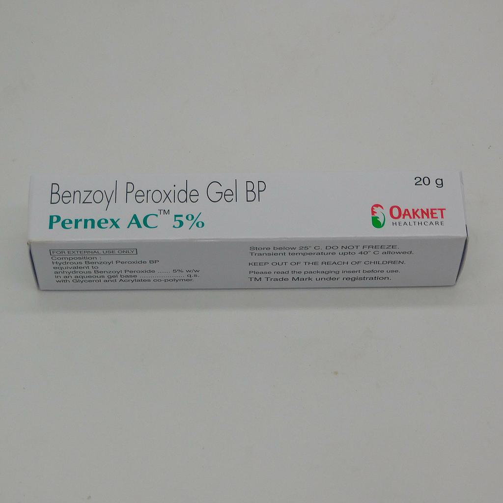 Benzoyl Peroxide 5% 20g Gel (Pernex Ac)