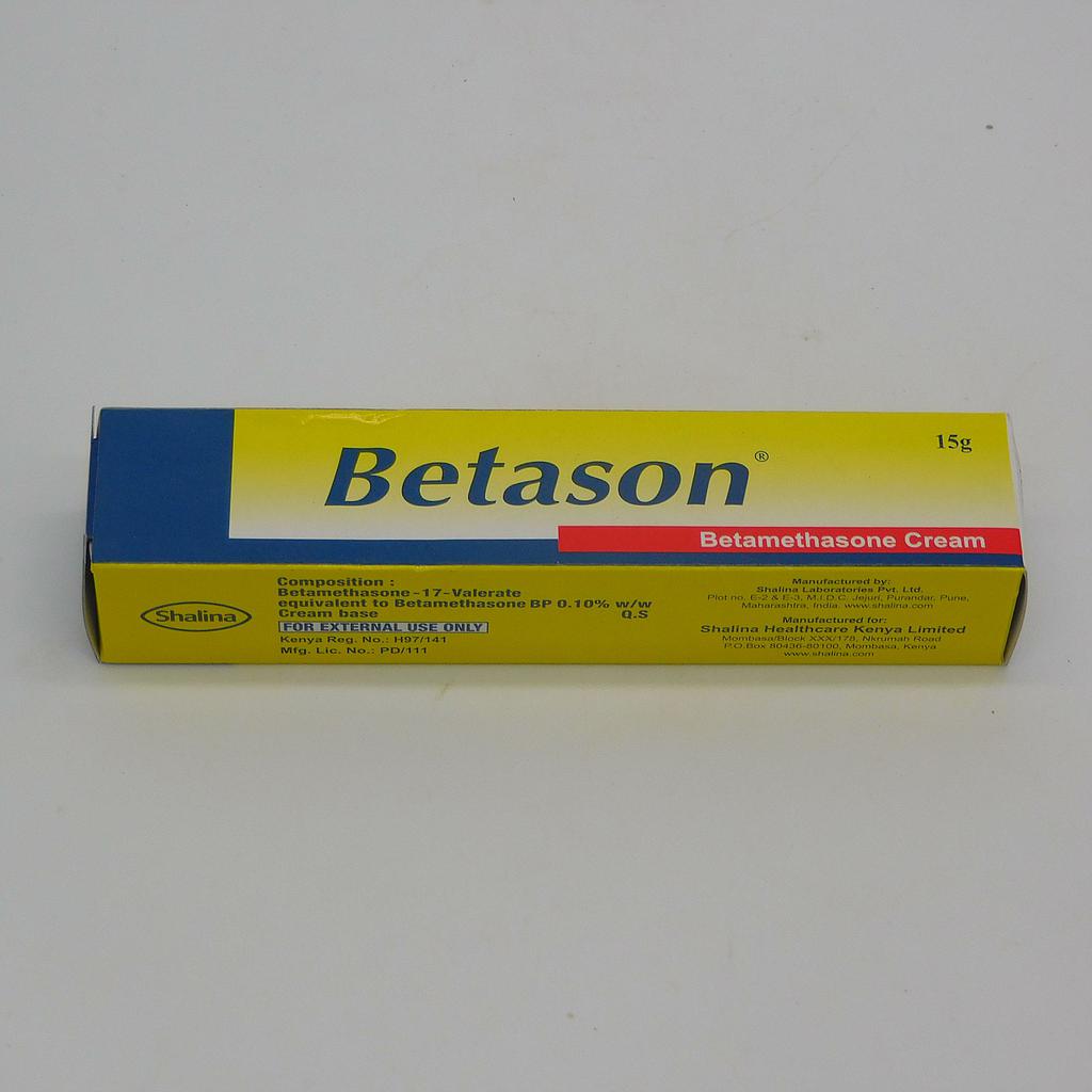 Betamethasone Cream 15g (Betason)