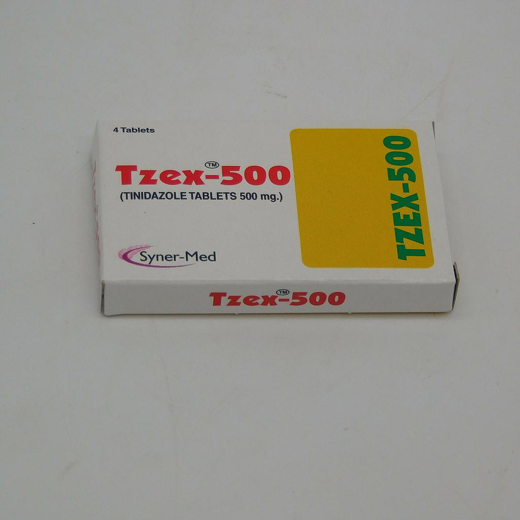 Tinidazole 500mg Tablets (Tzex-500)