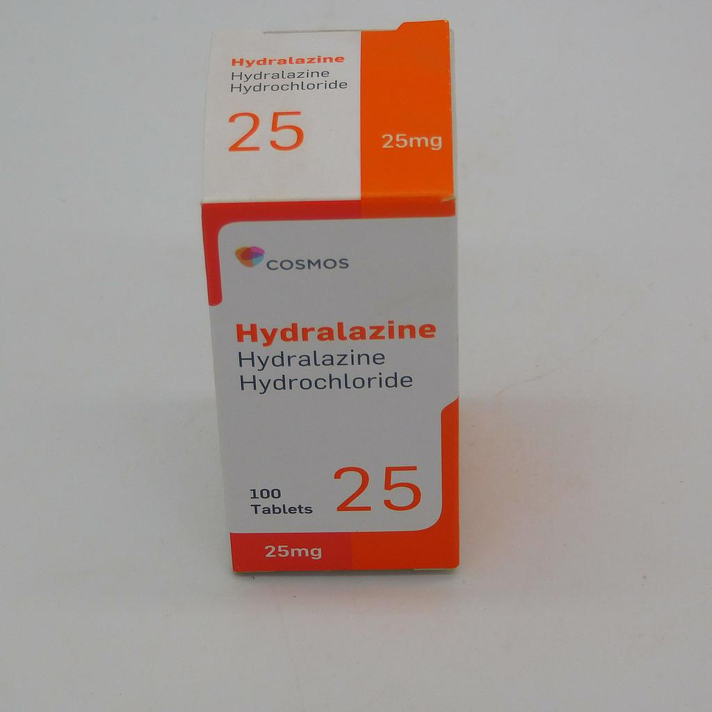 Hydralazine 25mg Tablets (Cosmos)