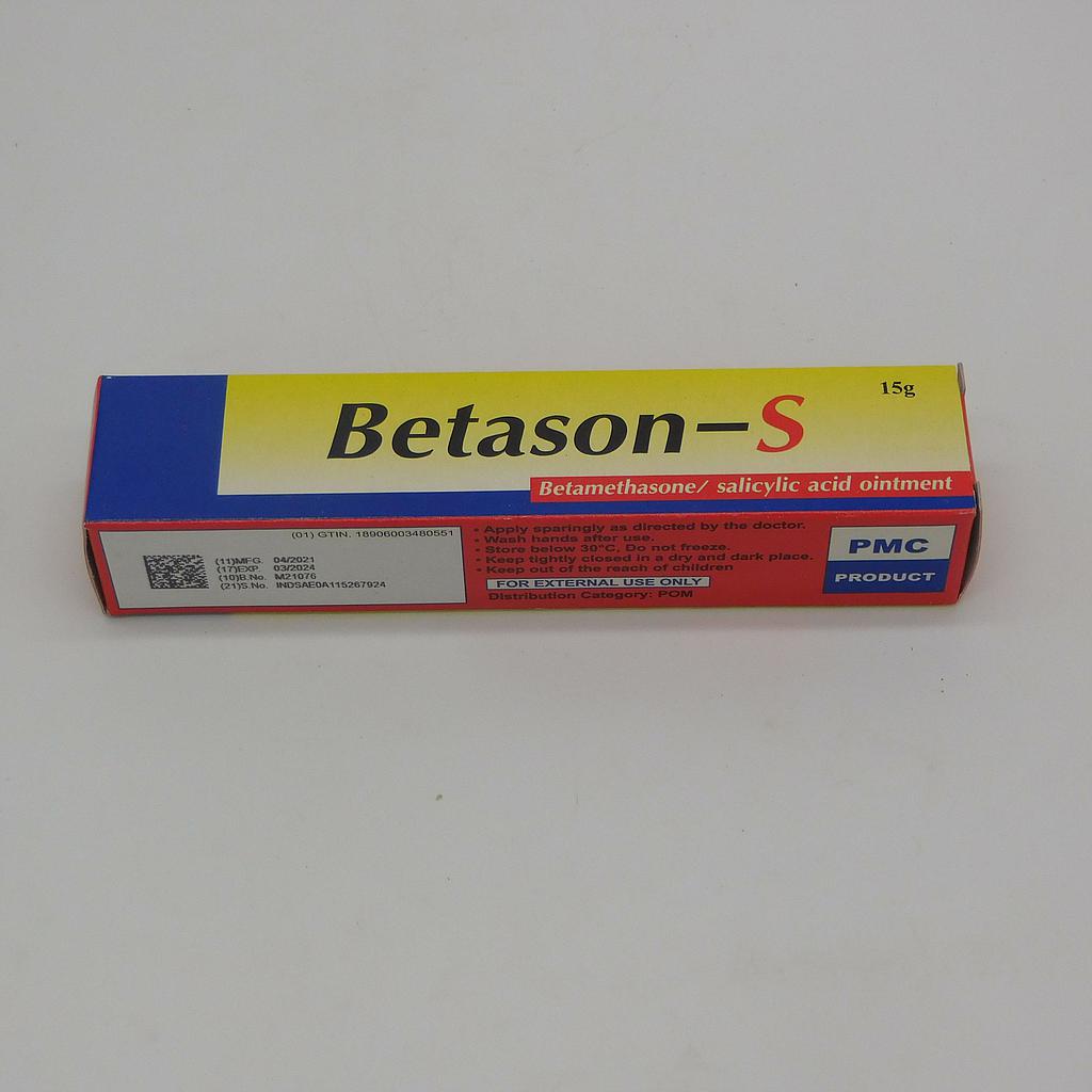 Betamethasone/Salicylic Acid Ointment 15g (Betason-S)