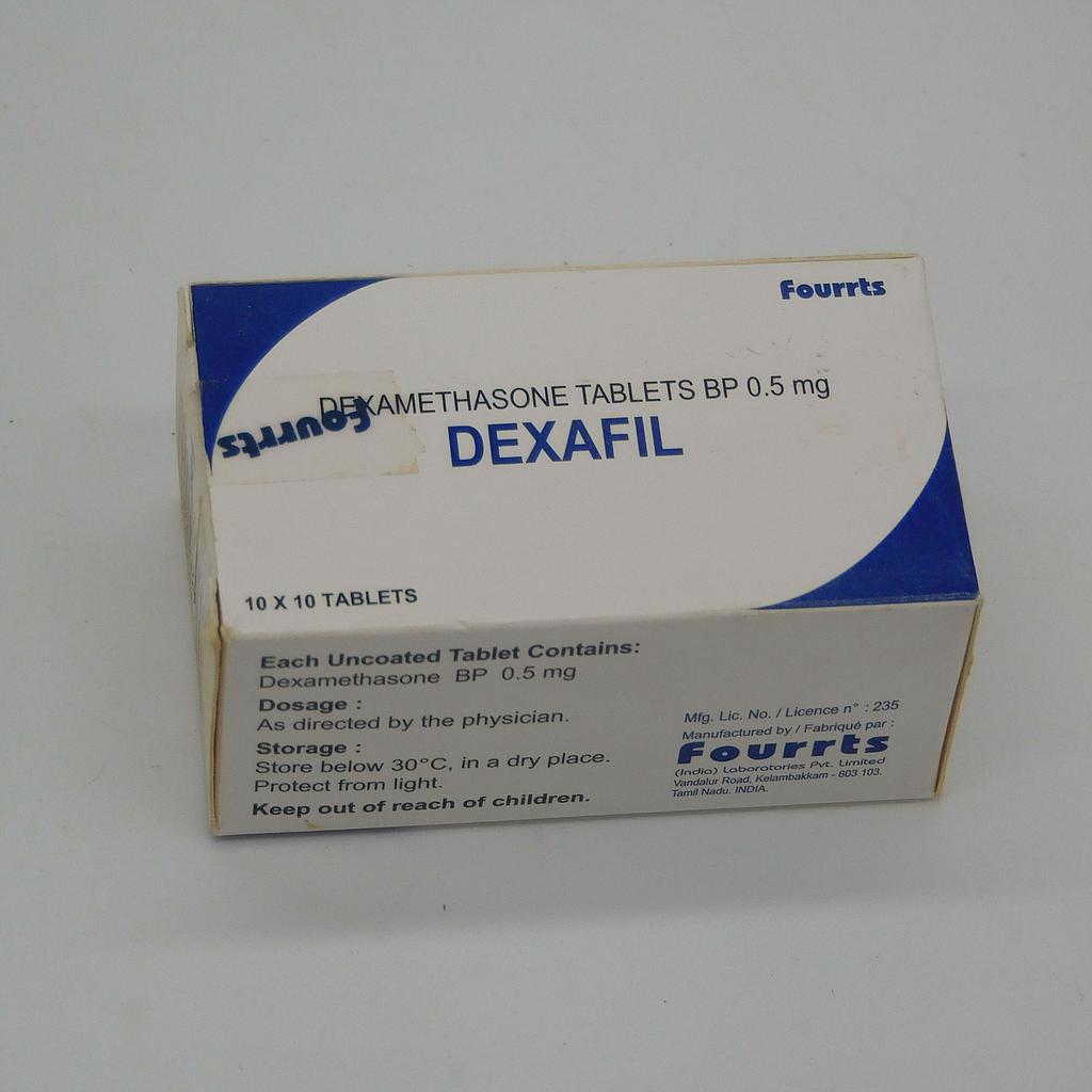 Dexamethasone 0.5mg Tablets Blister (Dexafil)
