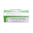 Nylon Surgical Sutures 40mm with Single Needle 75cm Size 2/0 Reverse Cutting (Channelmed) 
