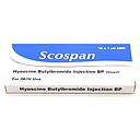 Hyoscine N-Butylbromide 20mg/1ml Injection Ampoule (Scospan)