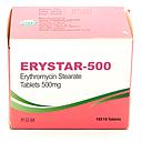 Erythromycin 500mg Tablets Blister (Erystar 500)