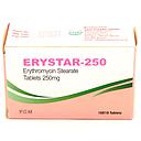 Erythromycin 250mg Tablets Blister (Erystar)