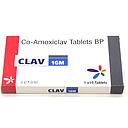 Amoxicillin/Clavulanate Potassium 1g Tablets (Clav) 
