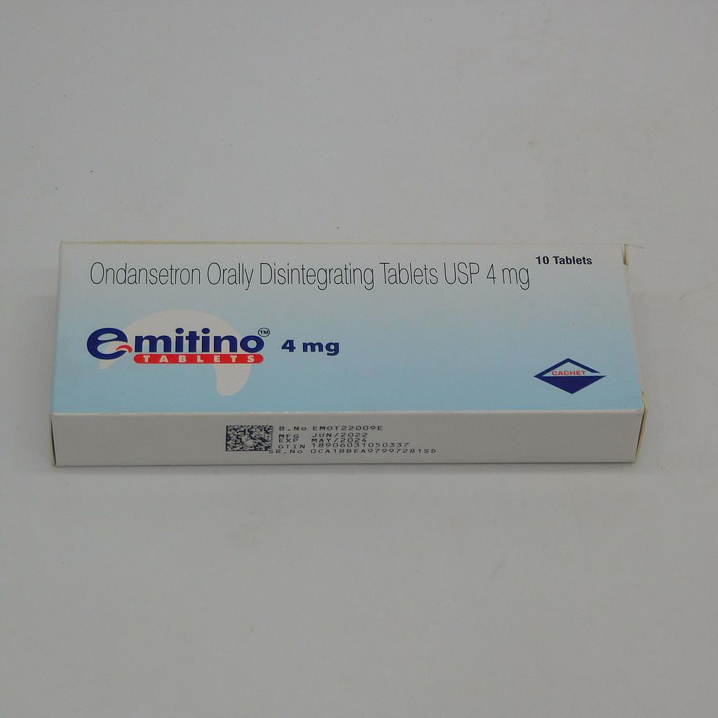 Ondansetrone 4mg Tablets (Emitino)