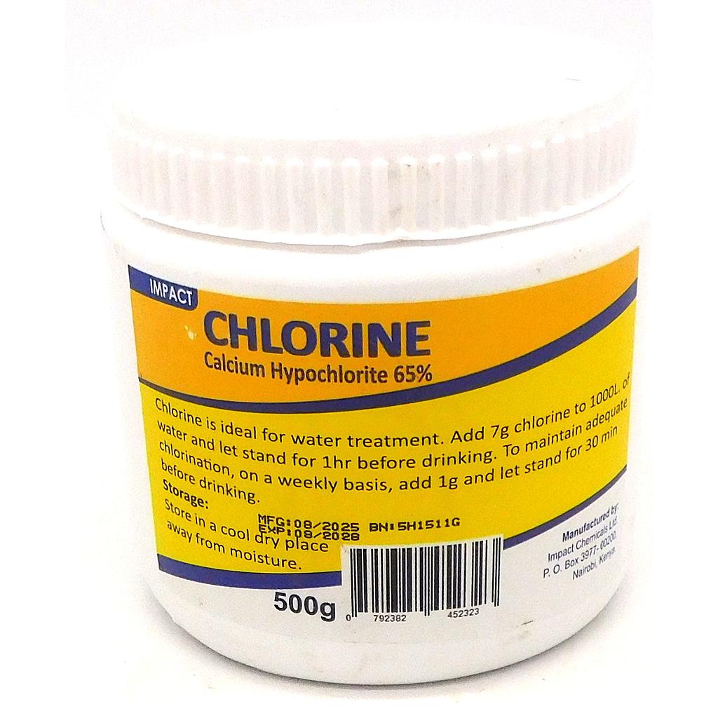 Calcium Hypochlorite 65% 500g (Chlorine)