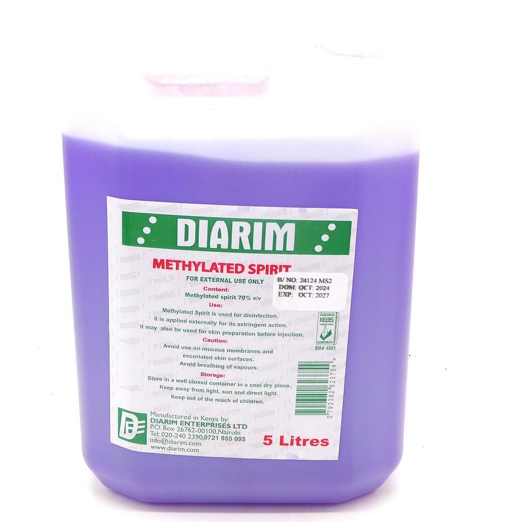 Methylated Spirit 5 Litres (Diarim)