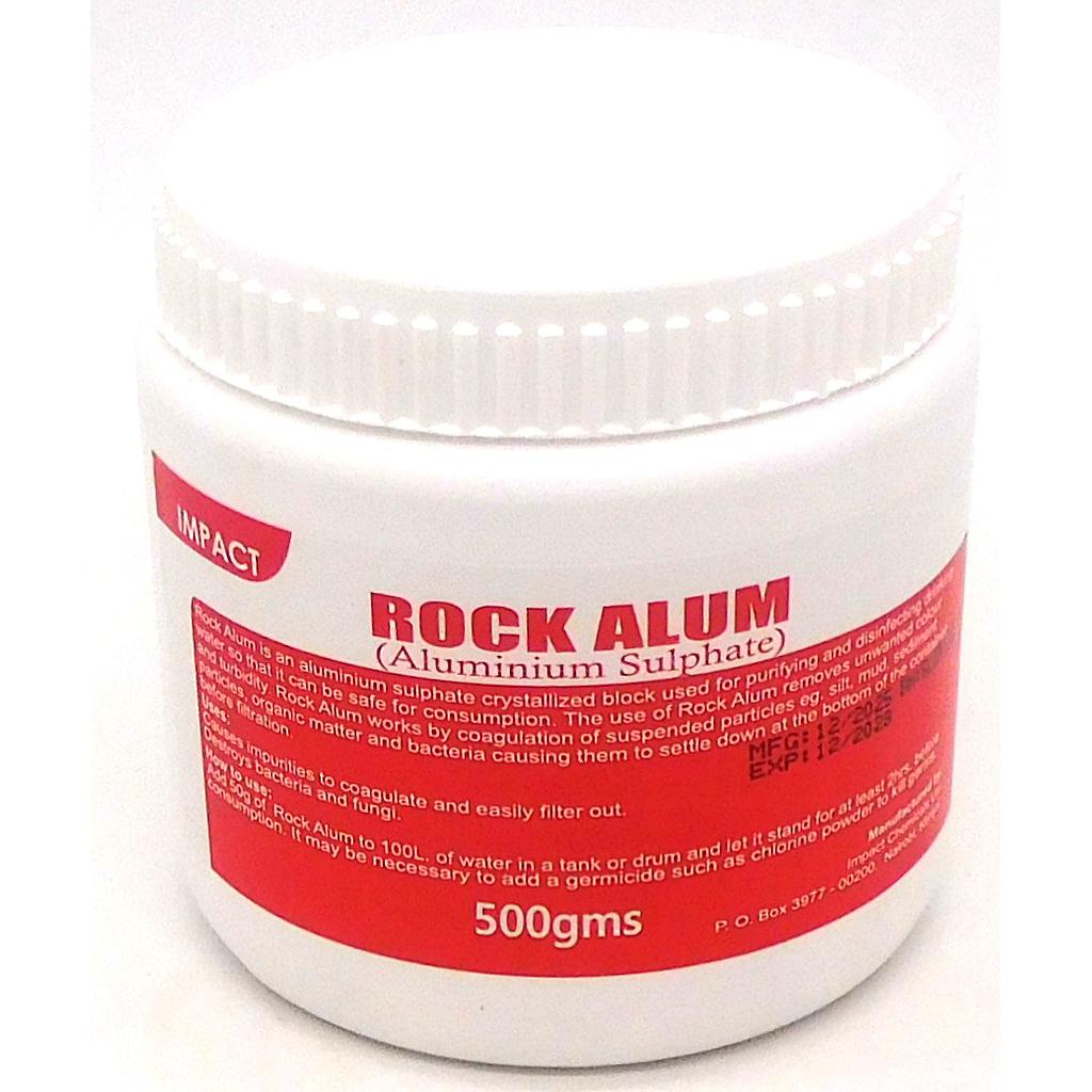 Aluminium Sulphate 500g (Rock alum)