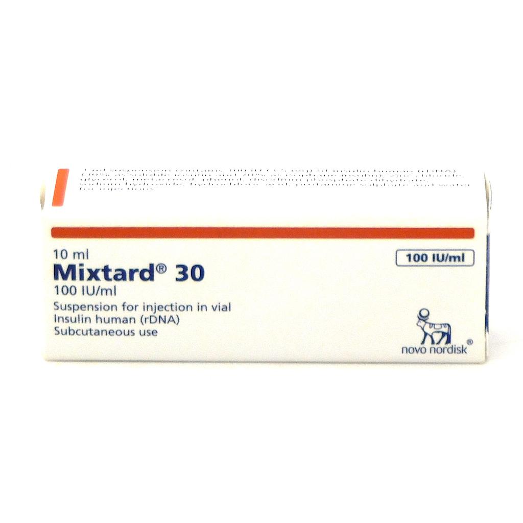 Human Insulin Injection 3.5mg/ml Vial 10ml (Mixtard 30)