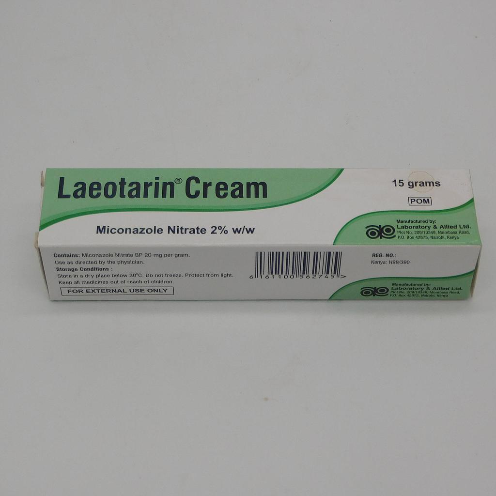 Miconazole 15g Cream (Laeotarin)