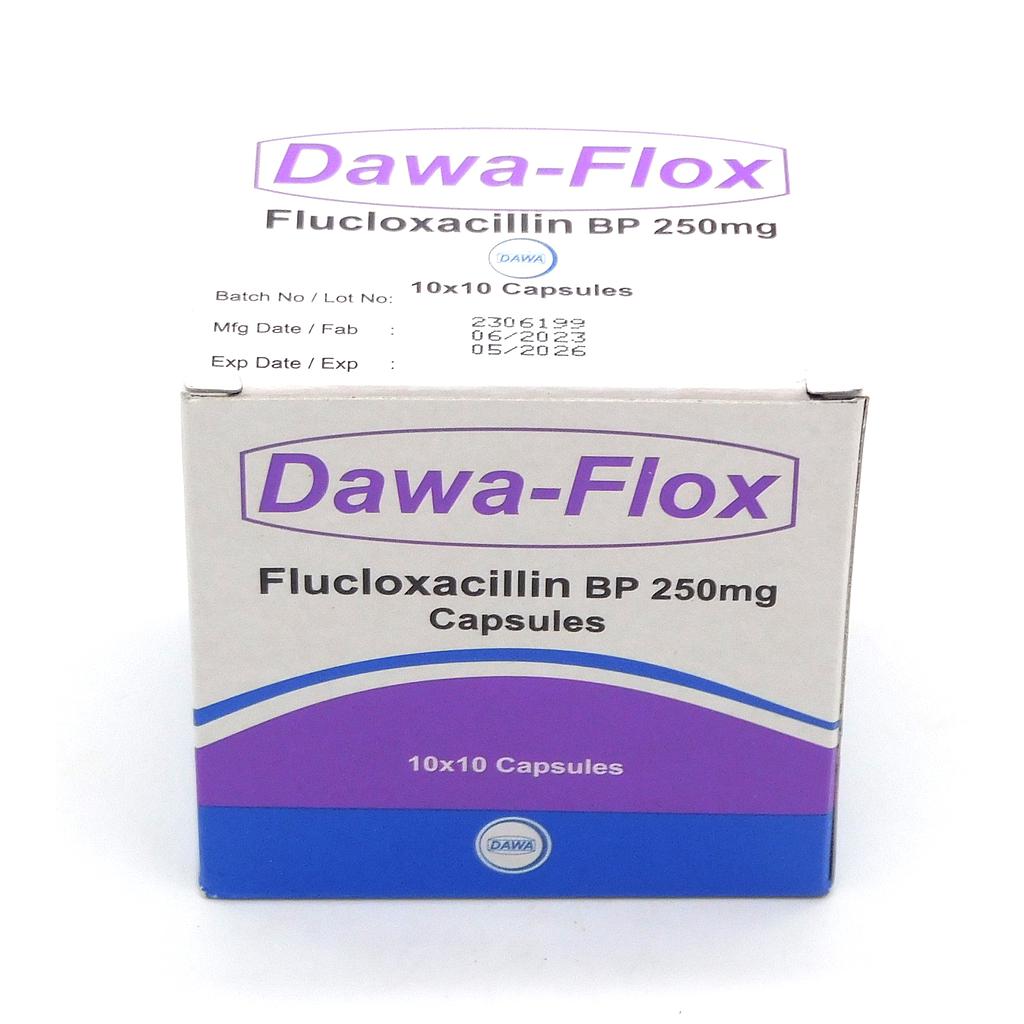 Flucloxacillin 250mg Capsules (Dawa-Flox)