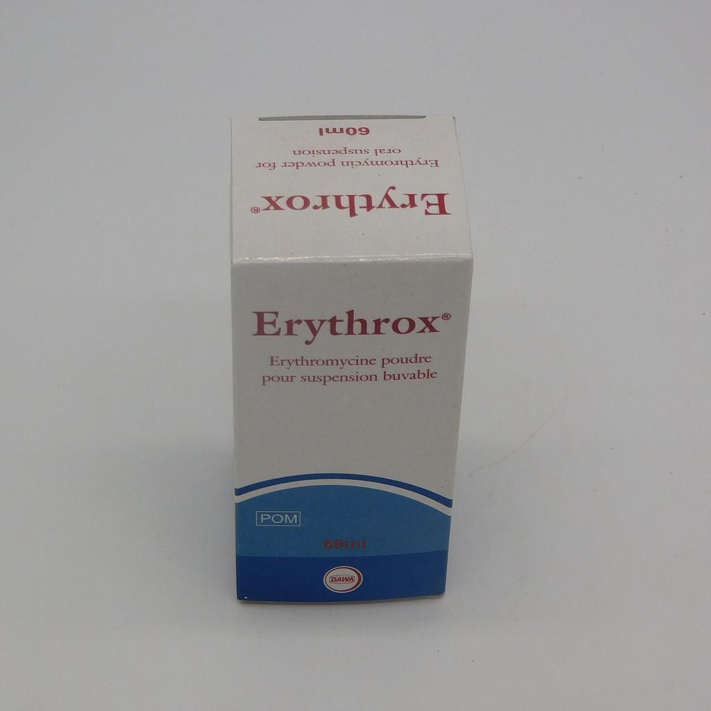 Erythromycin 125mg/5ml Dry Suspension 60ml (Erythrox)