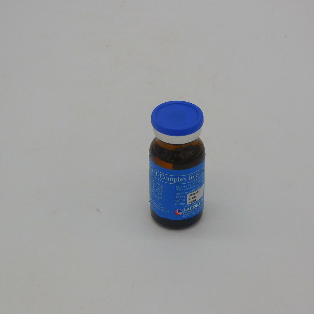 Vitamin B Complex Injection 10ml Vial (Laborate)