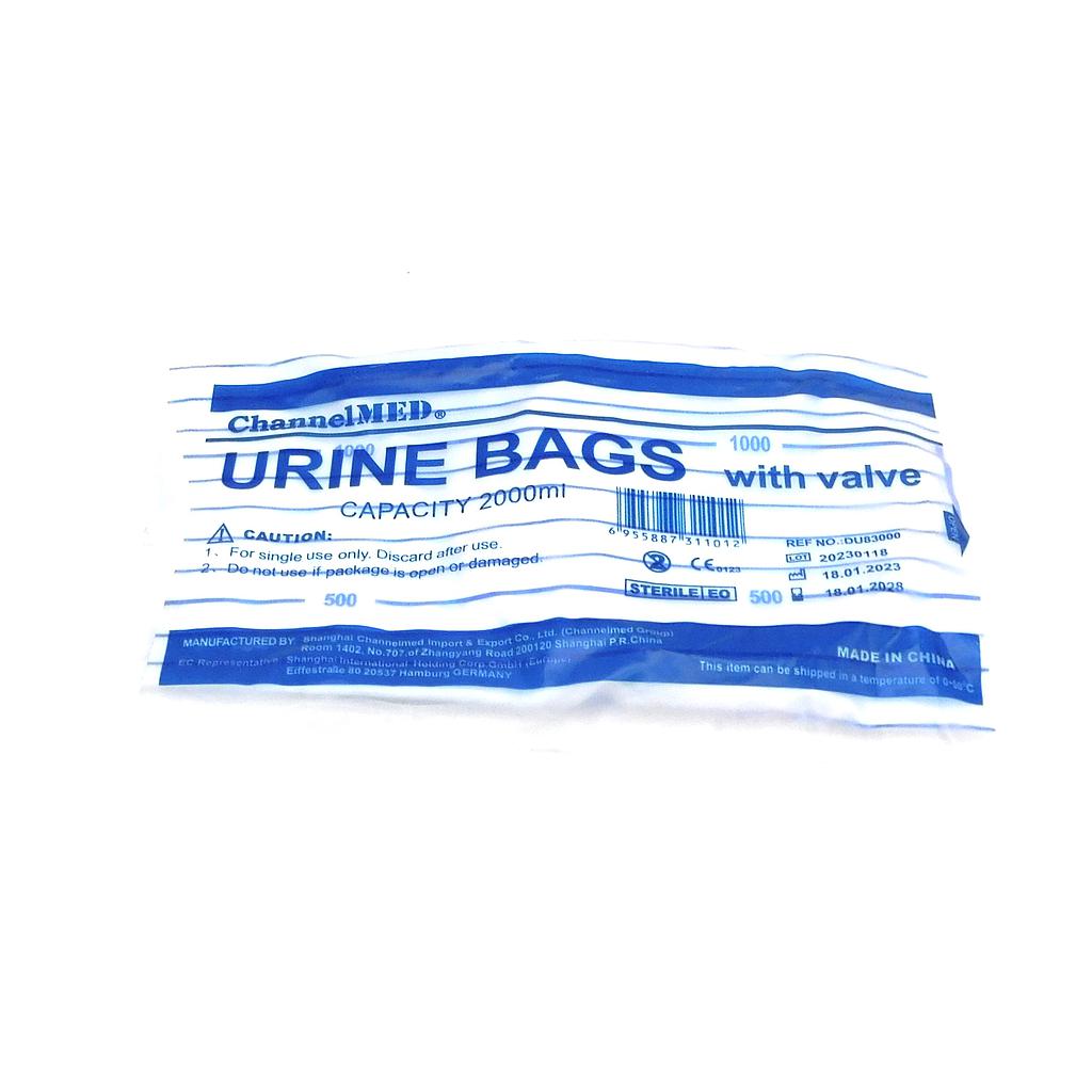 Urine Bags 2 Litre Outlet (ChannelMed)