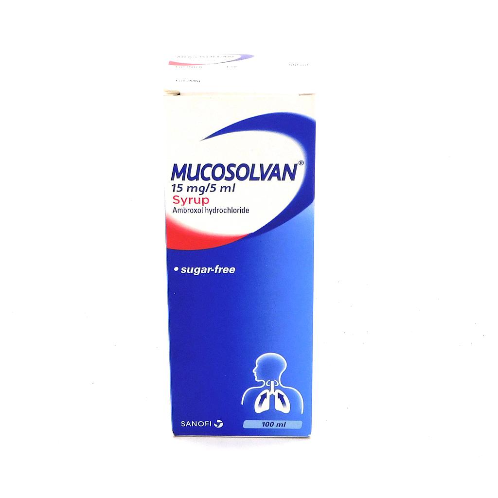 Ambroxol Hydrochloride 15mg/5ml Syrup 100ml (Mucosolvan)
