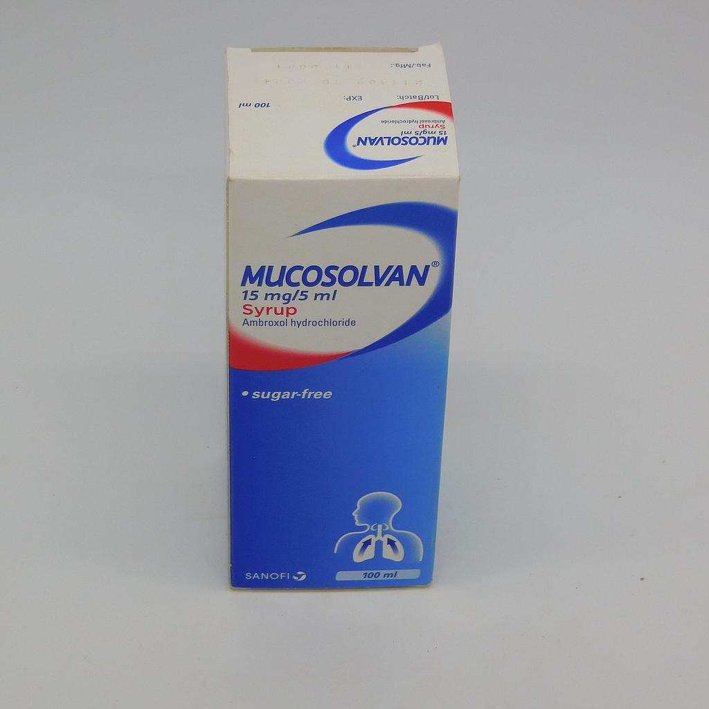 Ambroxol Hydrochloride 15mg/5ml Syrup 100ml (Mucosolvan)