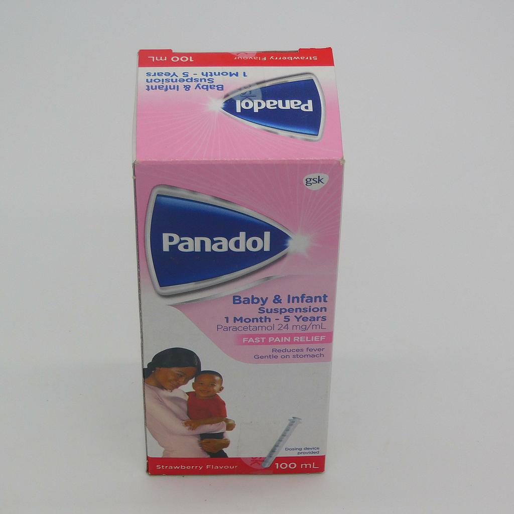 Paracetamol 120mg/5ml Syrup 100ml (Panadol Baby &amp; Infant)