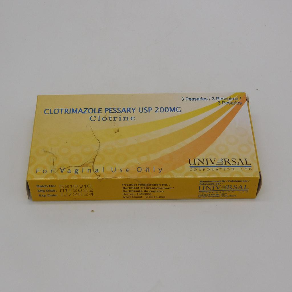Clotrimazole Pessaries 200mg (Clotrine)