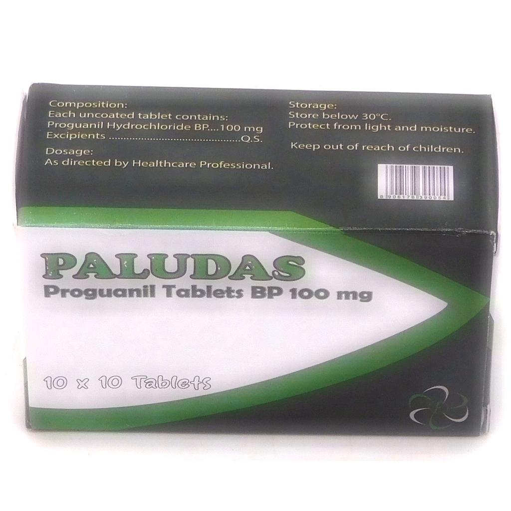 Proguanil 100mg Tablets (Paludas)