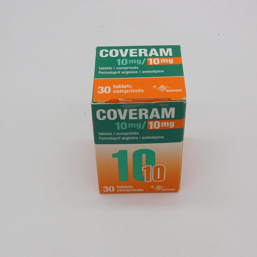 Amlodipine/Perindopril 10/10mg Tablets (Coveram)