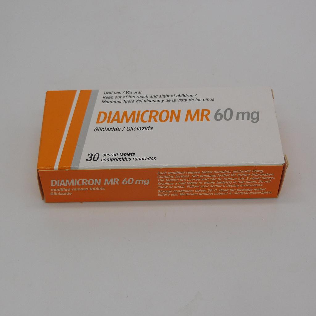 Gliclazide 60mg Tablets (Diamicron MR)