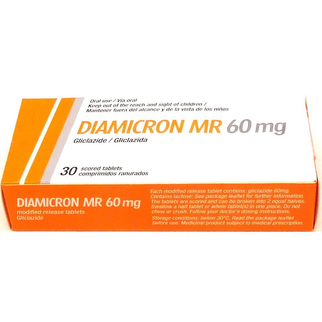 Gliclazide 60mg Tablets (Diamicron MR)
