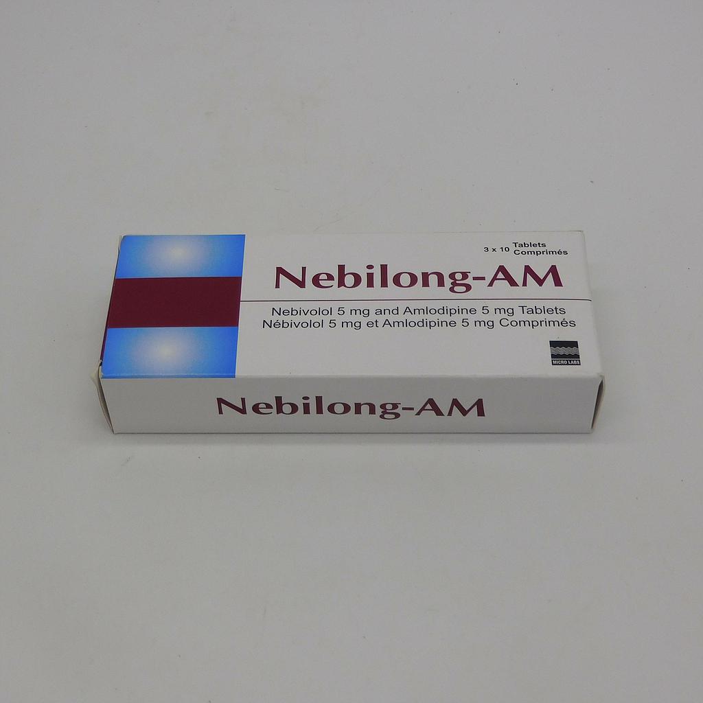 Nebivolol 5mg/Amlodipine 5mg Tablets (Nebilong AM)