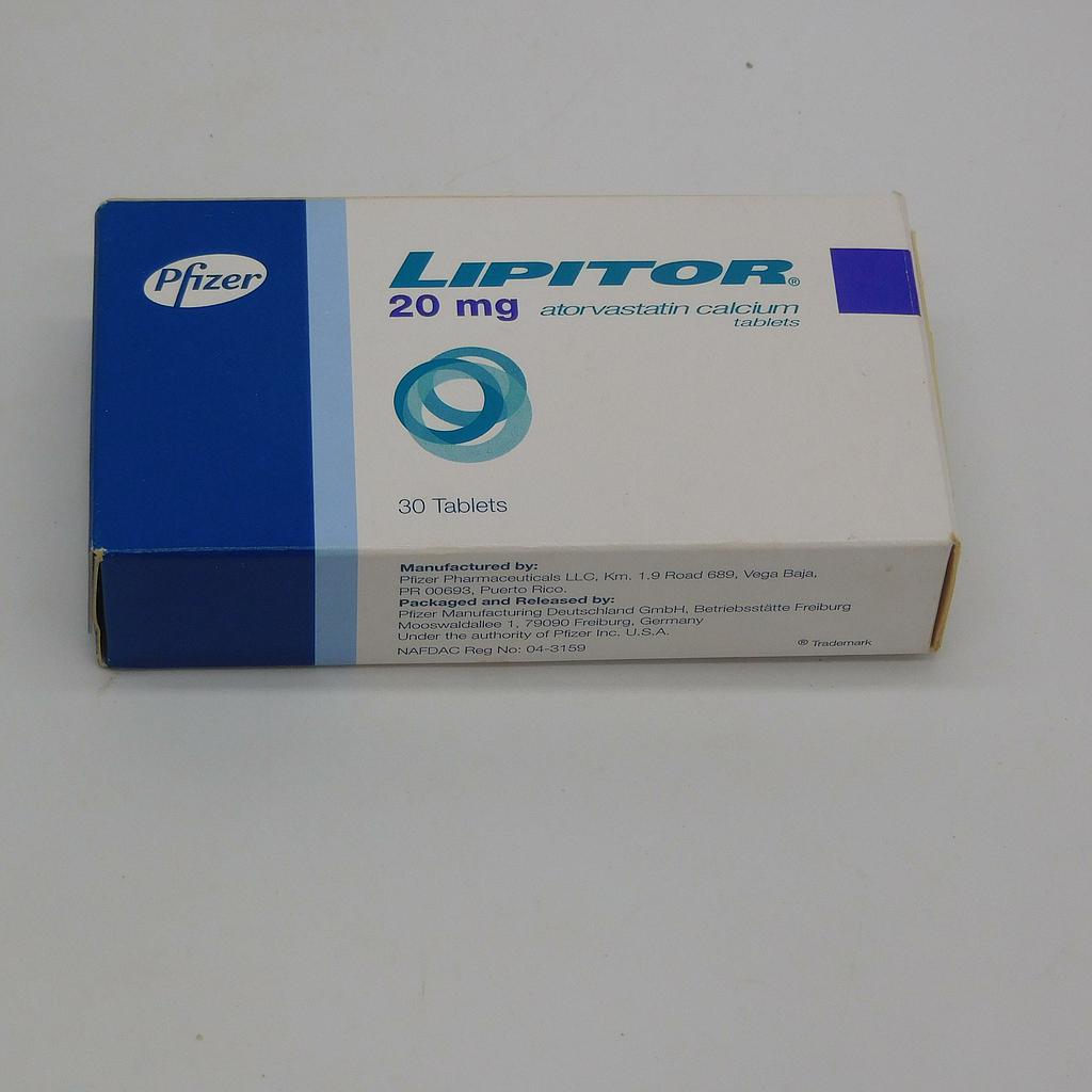 Atorvastatin 20mg Tablets (Lipitor)