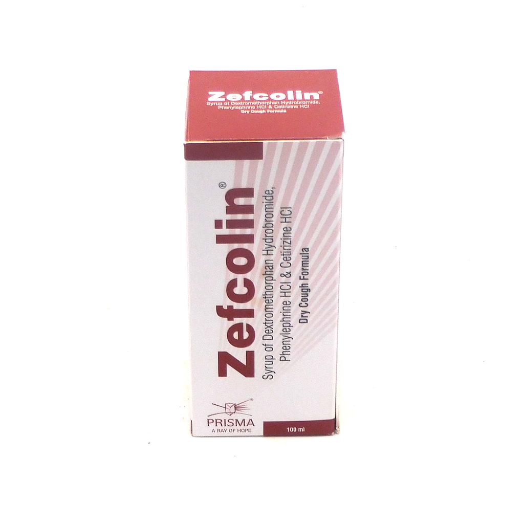 Dextromethorphan Hydrobromide/Hcl 100ml Syrup (Zefcolin)