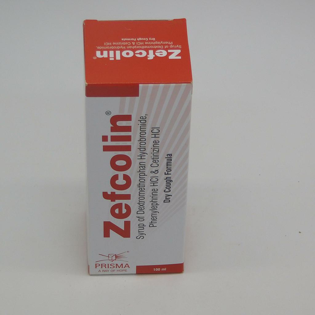 Dextromethorphan Hydrobromide/Hcl 100ml Syrup (Zefcolin)