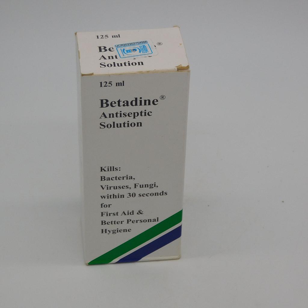 Betadine Antiseptic Solution 125ml (MundiPharma)