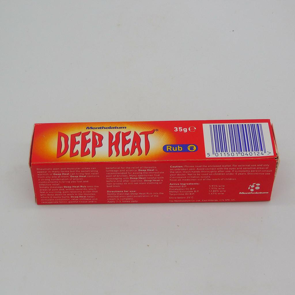 Deep Heat Rub 35gm (Mentholatum)