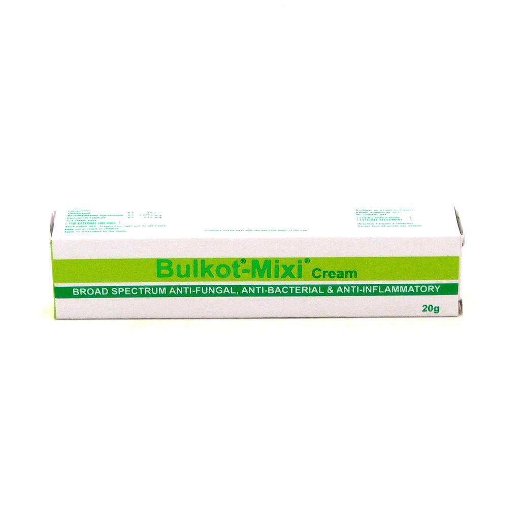 Clotrimazole/Beclomethasone/Gentamycin 1%/0.025%/0.1%w/w Cream 20g (Bulkot Mixi)