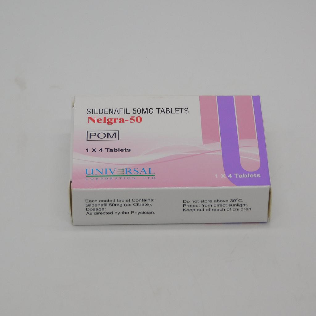 Sildenafil 50mg Tablets (Nelgra)