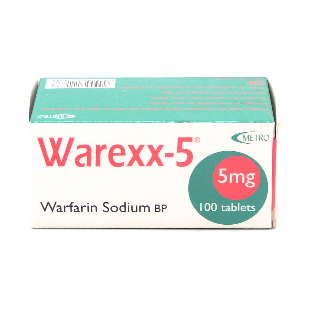 Warfarin 5mg Tablets (Warexx)