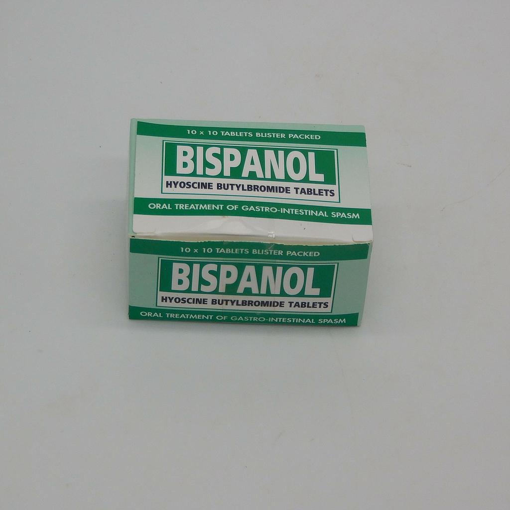 Hyoscine Butylbromide 10mg Tablets (Bispanol)
