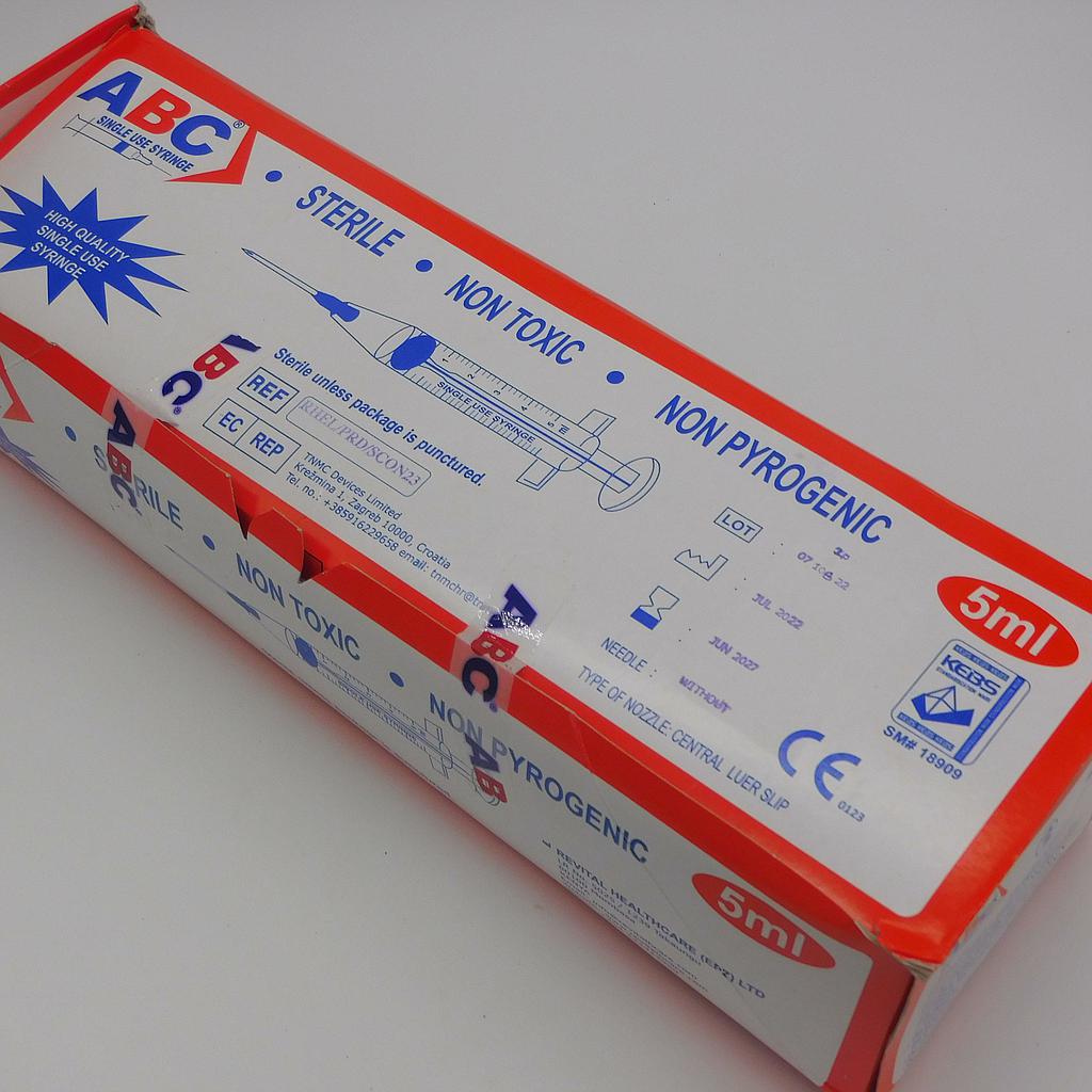 Syringe 5cc Without Needle (EPZ)