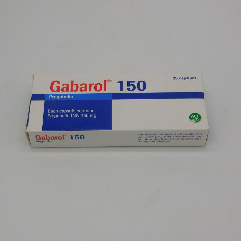 Pregabalin 150mg  Capsules (Gabarol)
