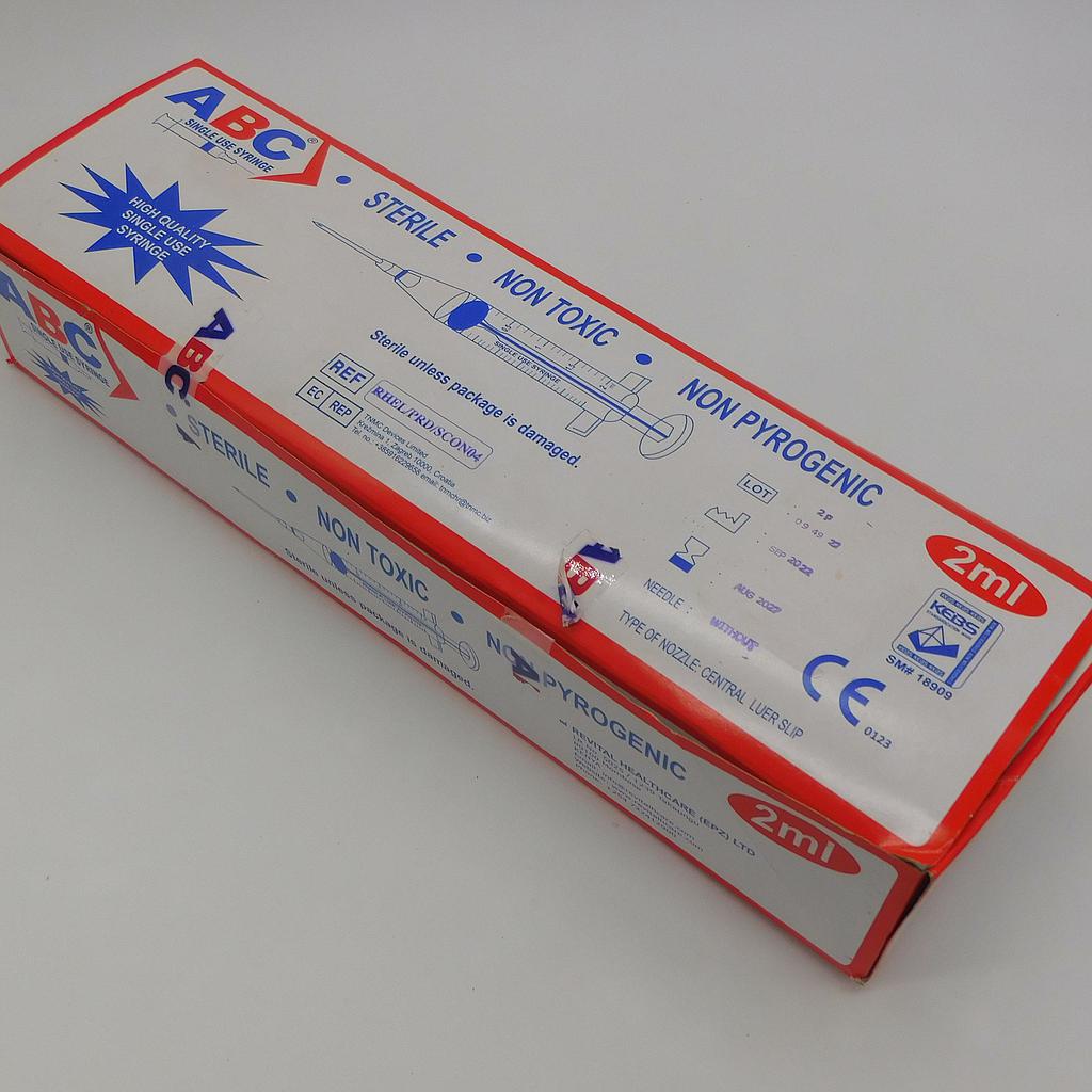 Syringe 2cc Without Needle (EPZ)