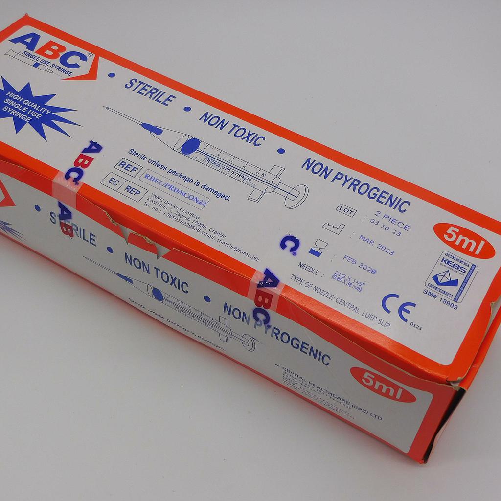 Syringe 5cc With Needle (EPZ)