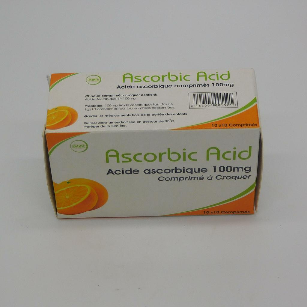 Ascorbic Acid 100mg Tablets (Dawa)