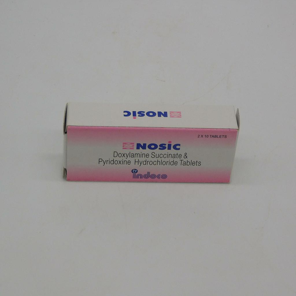Doxylamine/Pyridoxine 10mg/10mg Tablets (Nosic)