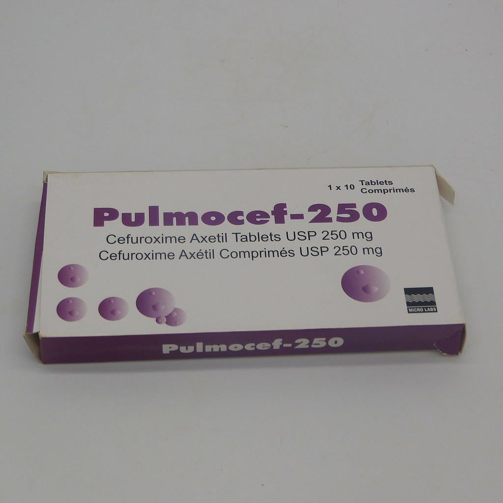 Cefuroxime Axetil 250mg Tablets (Pulmocef)