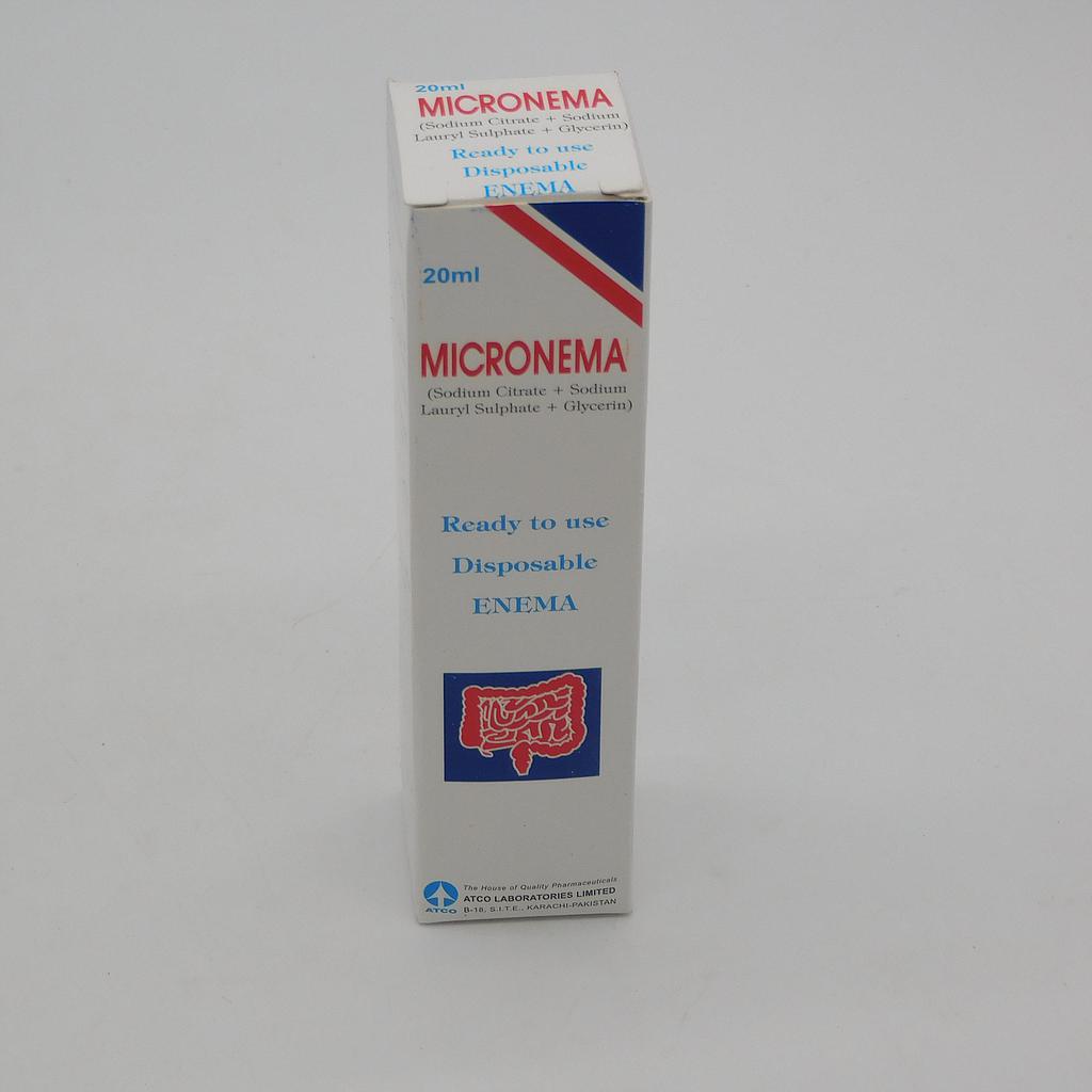 Sodium Citrate/Sodium Lauryl/Glycerine 20ml (Micro Enema)