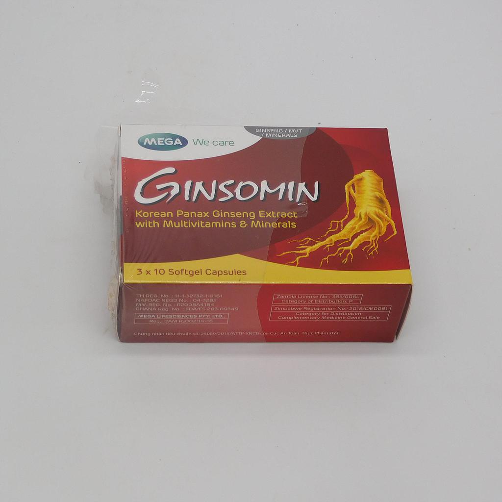 Ginsomin Multivitamin Capsules (Mega)