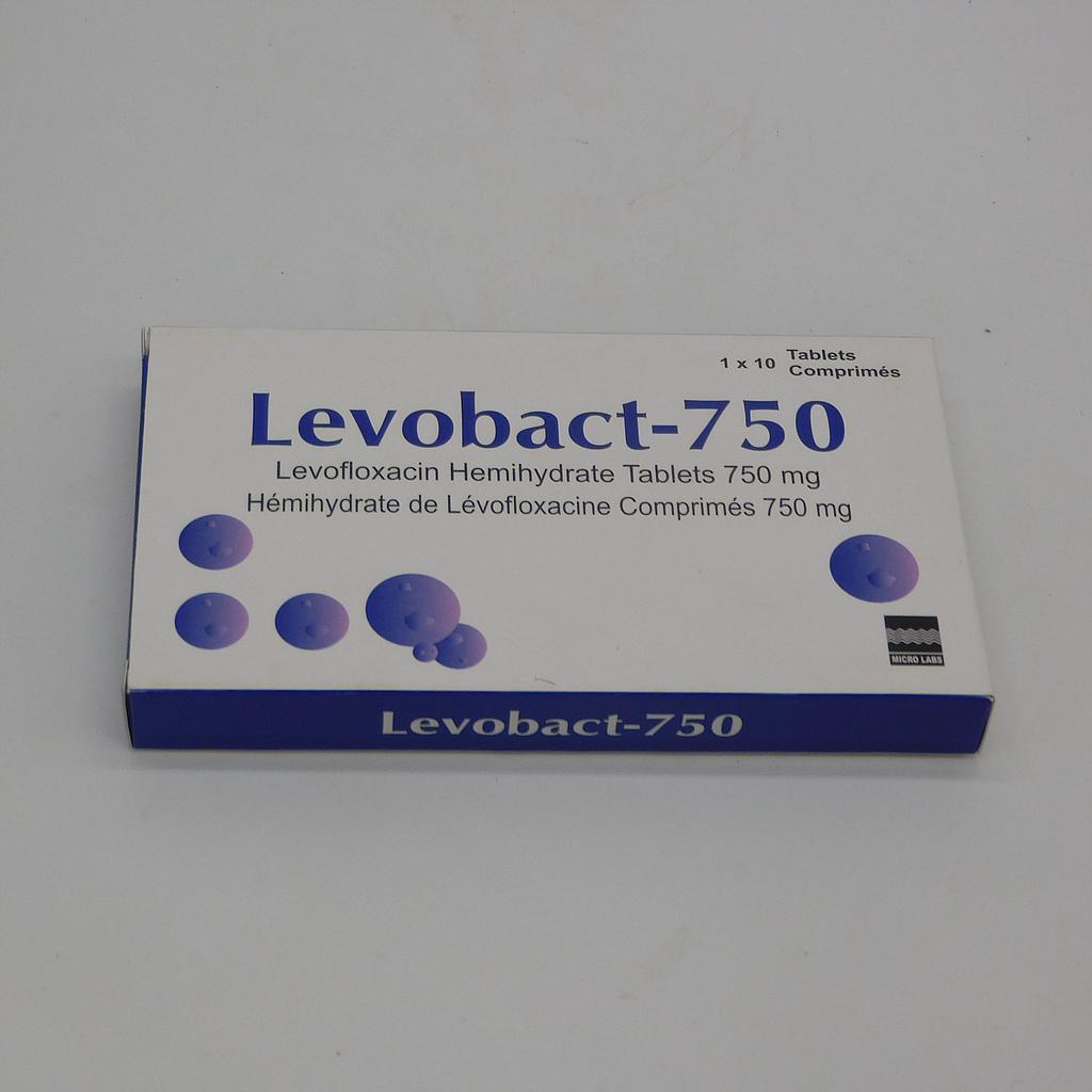 Levofloxacin 750mg Tablets (Levobact)